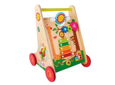 CAMINADORA BEBÉ KIDSCOOL HAPPY LEARNING CAFE CLARO - 1