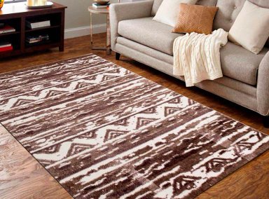 ALFOMBRA IDETEX ETHNIC HEATSET CONTEMPORÁNEA MODERNA 160 X 230 CM MARRÓN - 2