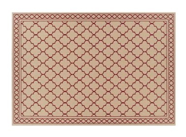 ALFOMBRA IDETEX SISAL DAWN NATURAL 160 X 230 CM ROJO - 1