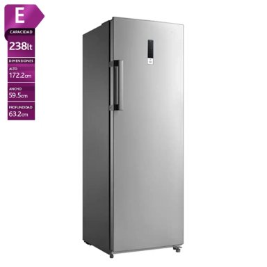 FREEZER VERTICAL MIDEA MFV-2400S312 238L NO FROST DUAL GRIS - 1