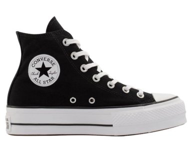 ZAPATILLAS MUJER CONVERSE URBANAS NEGRO CHUCK TAYLOR ALL STAR LIFT - 1