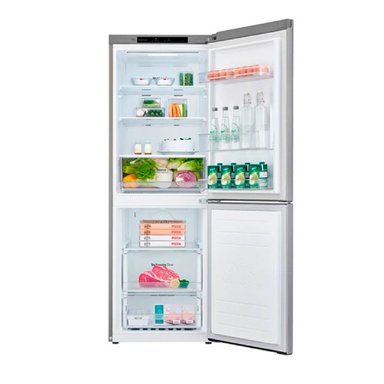 REFRIGERADOR BOTTOM FREEZER LG LB33MPP 306L NO FROST PLATA - 3