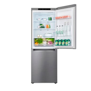 REFRIGERADOR BOTTOM FREEZER LG LB33MPP 306L NO FROST PLATA - 4