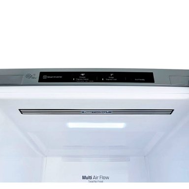 REFRIGERADOR BOTTOM FREEZER LG LB33MPP 306L NO FROST PLATA - 7