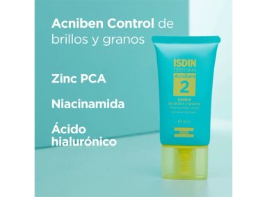 CREMA ISDIN ACNIBEN GEL CONTROL DE BRILLOS Y GRANOS - 5