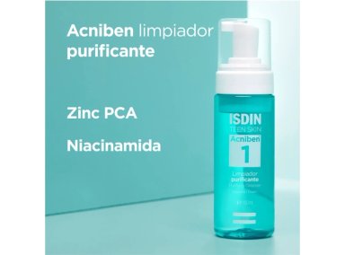 ESPUMA PURIFICANTE ISDIN LIMPIADOR ACNIBEN - 5