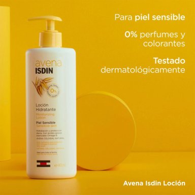 LOCION CORPORAL ISDIN HIDRATANTE AVENA PIEL SENSIBLE 400 ML - 3