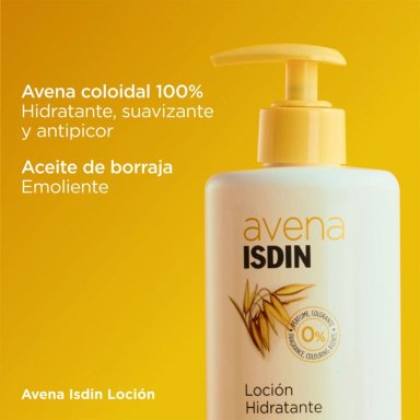 LOCION CORPORAL ISDIN HIDRATANTE AVENA PIEL SENSIBLE 400 ML - 4