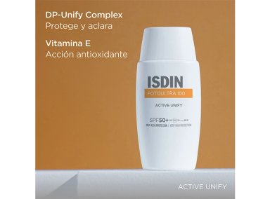 PROTECTOR SOLAR ISDIN FUSION FLUID 100 ACTIVE UNIFY SPF 50+ - 4