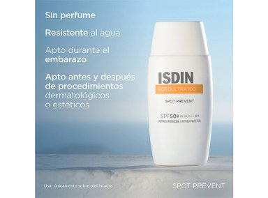 PROTECTOR SOLAR ISDIN FUSION FLUID 100 SPOT PREVENT SPF 50+ - 4
