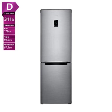 REFRIGERADOR BOTTOM FREEZER SAMSUNG RB31K3210S9/ZS 311L NO FORST GRIS - 1