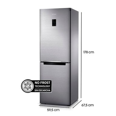 REFRIGERADOR BOTTOM FREEZER SAMSUNG RB31K3210S9/ZS 311L NO FORST GRIS - 4