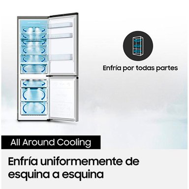REFRIGERADOR BOTTOM FREEZER SAMSUNG RB31K3210S9/ZS 311L NO FORST GRIS - 7