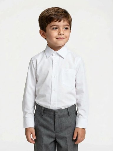 PACK X2 CAMISA ESCOLAR TEST BLANCA - 1