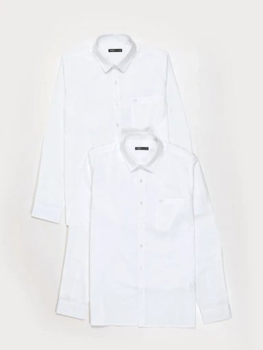 PACK X2 CAMISA ESCOLAR TEST BLANCA - 2
