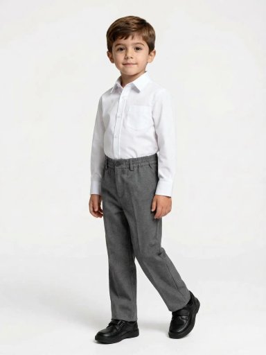 PANTALÓN TEST CLÁSICO KIDS ESCOLAR - 1