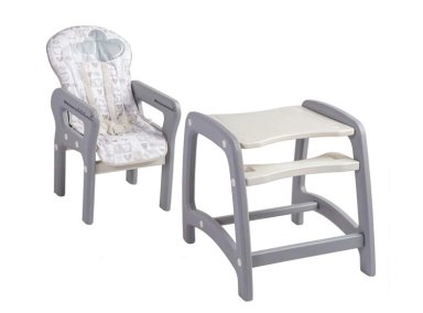 SILLA DE COMER BEBESIT PORTATIL KINDER SX GRIS - 2