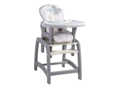 SILLA DE COMER BEBESIT PORTATIL KINDER SX GRIS - 1