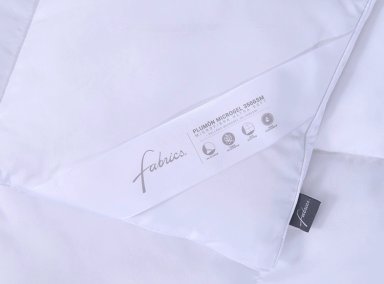 PLUMÓN FABRICS DOWN ALTERNATIVE 1.5 PLAZAS ALGODÓN BLANCO LISO - 2