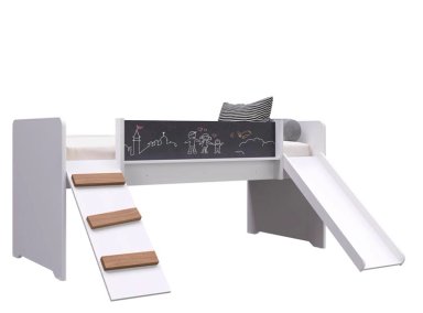 CAMA TRANSICIÓN INFANTIL KIDSCOOL PLAYGROUND BLANCO - 1