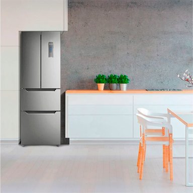 REFRIGERADOR MULTIDOOR FENSA DM64S 320L NO FROST ACERO - 6