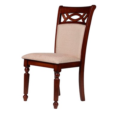 JUEGO DE COMEDOR RIPLEY HOME BRITISH 6 SILLAS 2 SITIALES EXTENSIBLE CAFÉ - 6