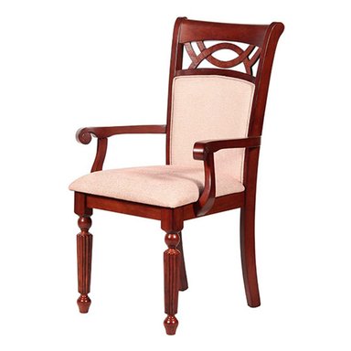 JUEGO DE COMEDOR RIPLEY HOME BRITISH 6 SILLAS 2 SITIALES EXTENSIBLE CAFÉ - 8