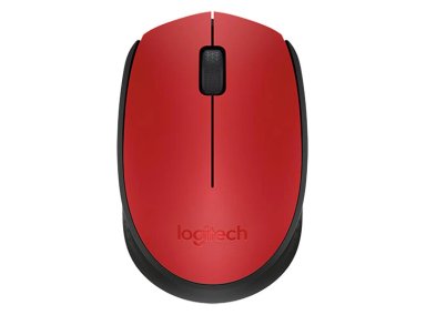 MOUSE INALÁMBRICO LOGITECH M170 RED - 2