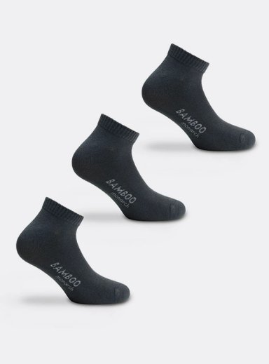3 PACK CALCETINES ALGODÓN NIÑO MONARCH SOQUETE TRI DEPORTIVO BAMBOO - 1