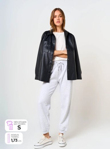 PANTALÓN MUJER INDEX BUZO ALGODÓN - 2
