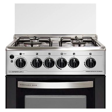 COCINA A GAS SINDELEN CH-5490NI 4 PLATOS ACERO - 3