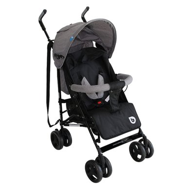 COCHE PARAGÜAS BEBEGLO RS-1395L ACERO GRIS - 1