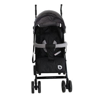 COCHE PARAGÜAS BEBEGLO RS-1395L ACERO GRIS - 4