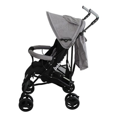 COCHE PARAGÜAS BEBEGLO RS-1395L ACERO GRIS - 6