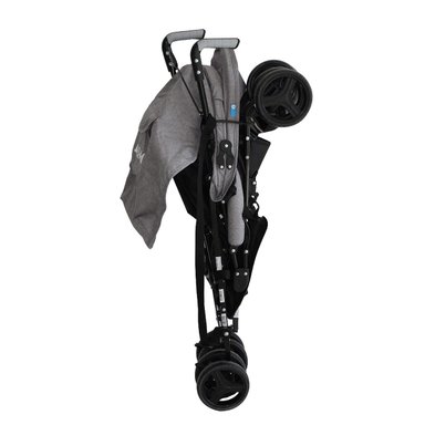 COCHE PARAGÜAS BEBEGLO RS-1395L ACERO GRIS - 8
