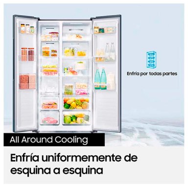 REFRIGERADOR SIDE BY SIDE SAMSUNG RS58T5561B1/ZS 585L NEGRO - 10