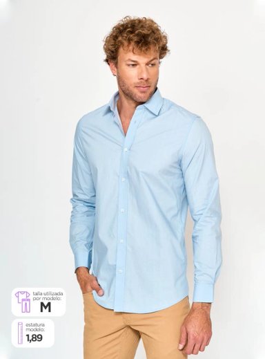CAMISA HOMBRE CACHAREL SLIM - 1