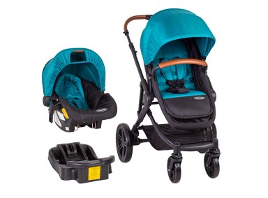 COCHE TRAVEL SYSTEM BEBESIT ASPEN VERDE PETROLEO - 1