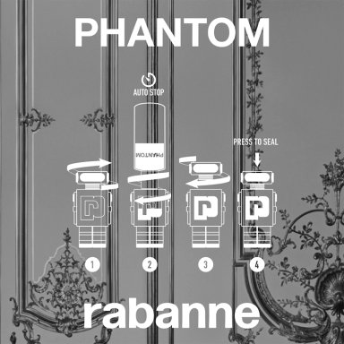 PERFUME RABANNE PHANTOM REFILL BOTTLE HOMBRE EDT 200 ML - 3