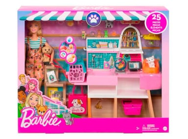 MUÑECA BARBIE TIENDA DE MASCOTAS - 7