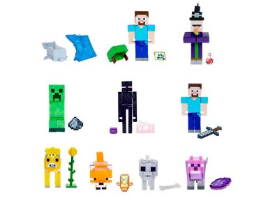FIGURA MINECRAFT VANILLA CORE CON CRAFTING / MODELO ALEATORIO - 1