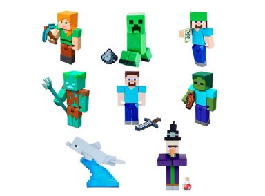 FIGURA MINECRAFT VANILLA CORE CON CRAFTING / MODELO ALEATORIO - 2