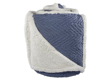 FRAZADA ANDES ESPIGA CHIPORRO 2 PLAZAS 210 CM MORADO - 2