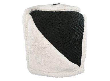 FRAZADA ANDES ESPIGA CHIPORRO 1.5 PLAZAS 210 CM NEGRO - 2
