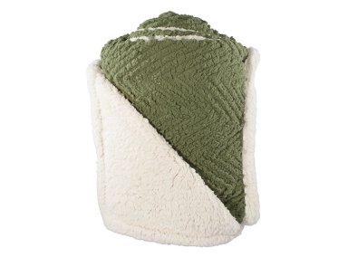 FRAZADA ANDES ESPIGA CHIPORRO 2 PLAZAS 210 CM VERDE - 2