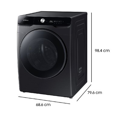 LAVADORA SECADORA SAMSUNG WD22T6500GV 22KG/13KG NEGRO - 3