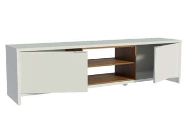 RACK PARA TV 75 PULGADAS LINGUE EXIT BLANCO - 2