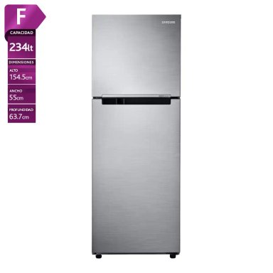 REFRIGERADOR TOP FREEZER SAMSUNG RT22FARADS8/ZS 234L GRIS - 1