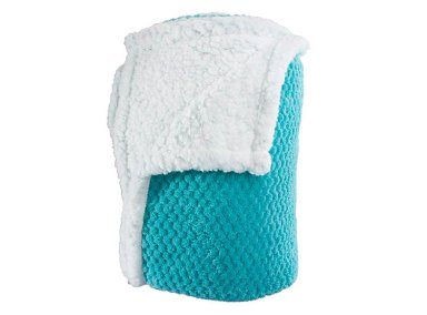 FRAZADA ANDES PANAL CHIPORRO 2 PLAZAS 210 X 210 CM TURQUESA - 3