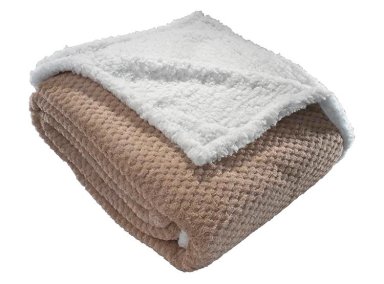 FRAZADA ANDES PANAL CHIPORRO 2 PLAZAS 210 X 210 CM BEIGE - 2